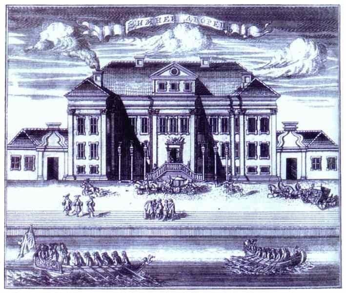 St. Petersburg. View of the Winter Palace of Peter I. — Alexey Zubov