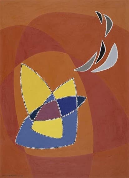 Composizione in rosso — Luigi Veronesi