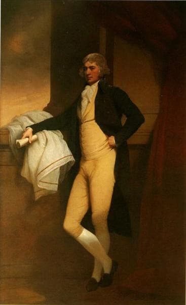 Portrait of Samuel Oldknow — Joseph Wright of Derby