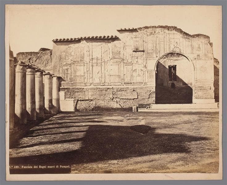 Facade of the new Baths of Pompeii — Roberto Rive