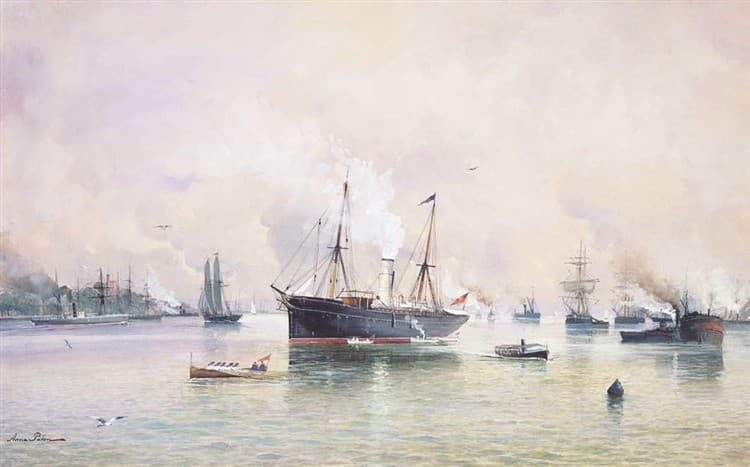 Ship at Strömmen — Anna Palm de Rosa
