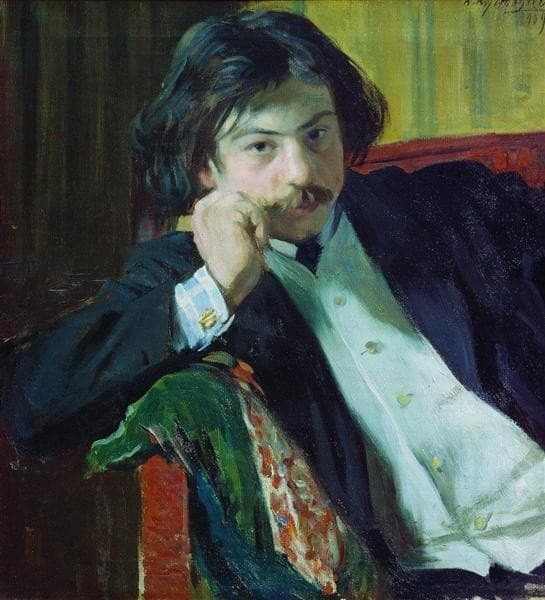 Портрет Я. И. Лаврина — Boris Kustodiev