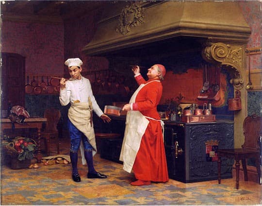 The Marvelous Sauce — Jehan Georges Vibert