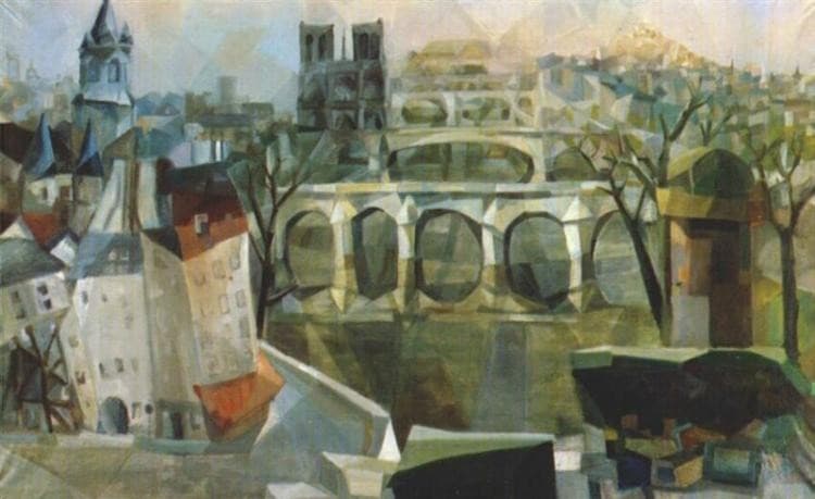 View of Paris — Aleksandra Ekster