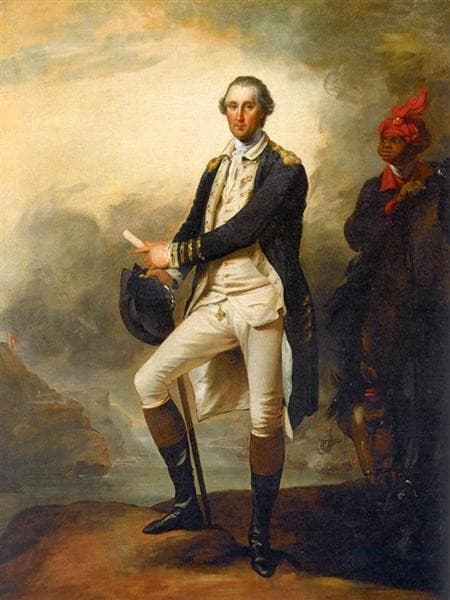 Portrait of George Washington and William 'Billy' Lee — John Trumbull