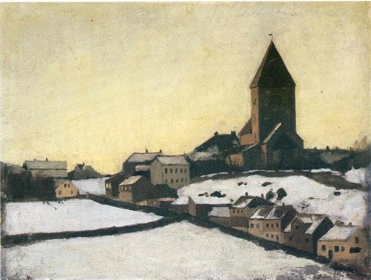Old Aker Church — Edvard Munch