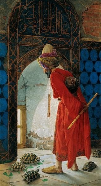 The Tortoise Trainer — Osman Hamdi Bey