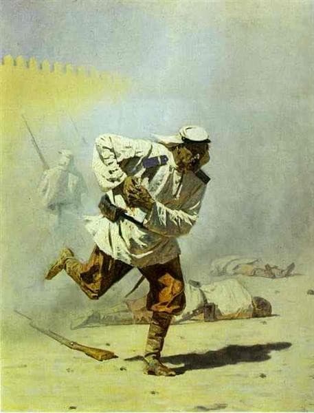 Mortally Wounded — Vasily Vereshchagin