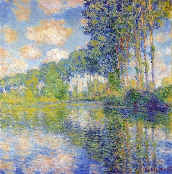 Poplars on the Epte — Claude Monet