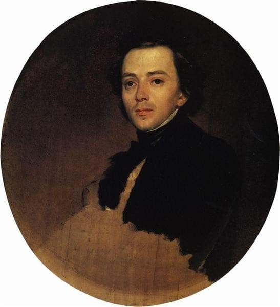 Портрет актера В. В. Самойлова — Karl Bryullov