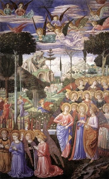 Angels Worshipping — Benozzo Gozzoli