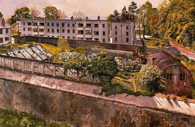 Merville Garden Village Near Belfast — Sir Stanley Spencer