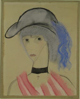 The Blue Plume — Marie Laurencin