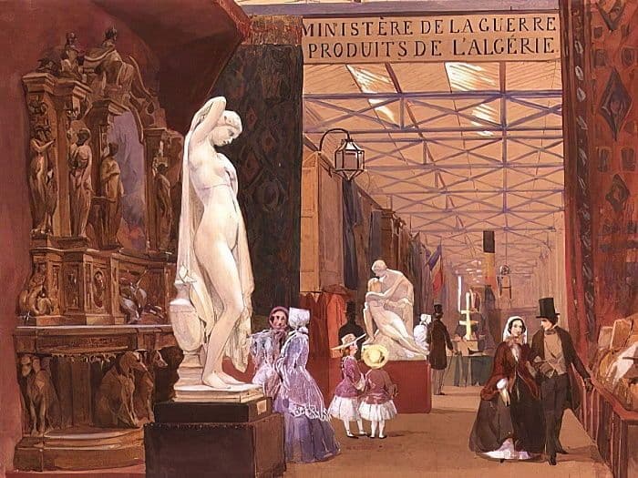 Part of the French Court (from Recollections of the Great Exhibition) — John Absolon
