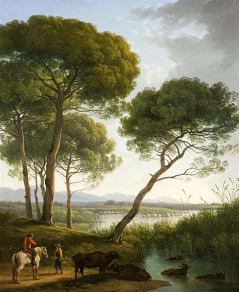 Italian landscape — Hendrik Voogd