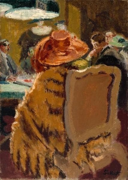 Baccarat - the Fur Cape — Walter Sickert
