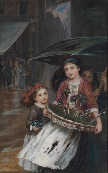 The flower sellers — Augustus Edwin Mulready