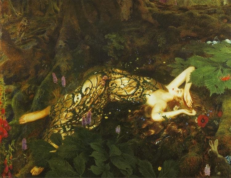 Titania Sleeps — Frank Cadogan Cowper