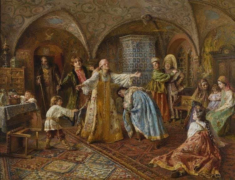 Hide and Seek — Konstantin Makovsky