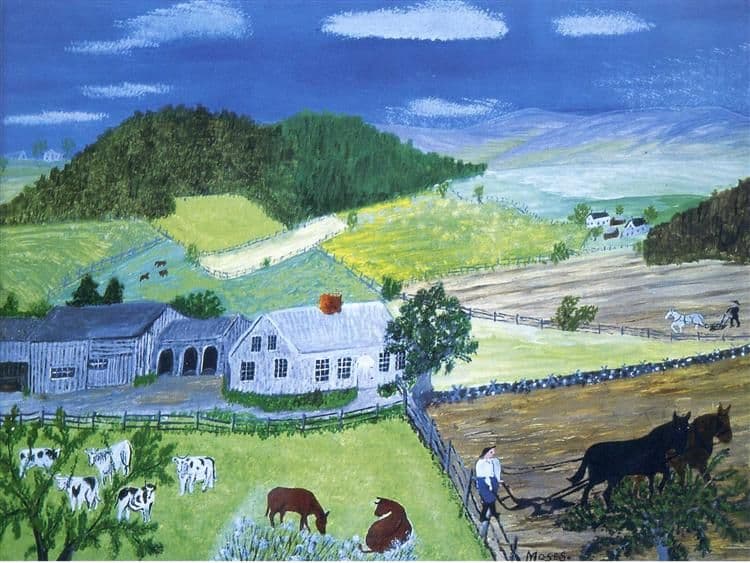 Plow Boy — Grandma Moses