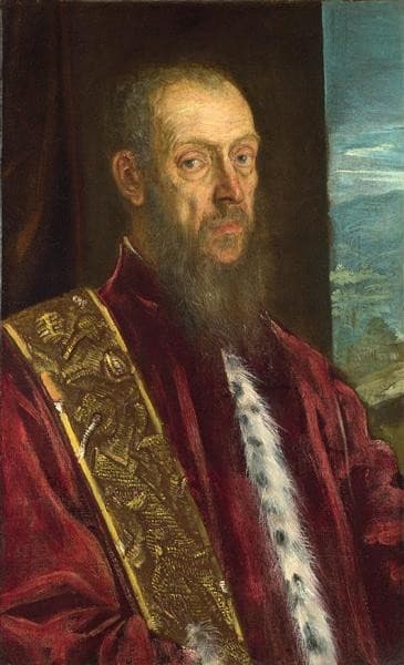 Portrait of Vincenzo Morosini — Tintoretto