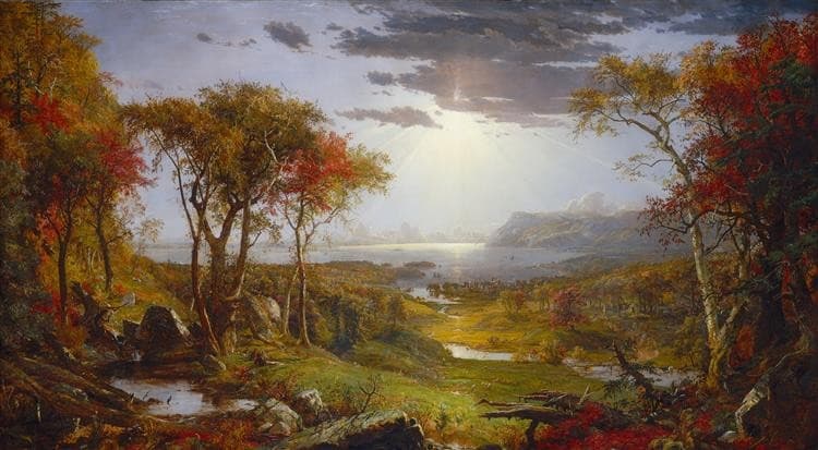 Autumn on the Hudson — Jasper Francis Cropsey