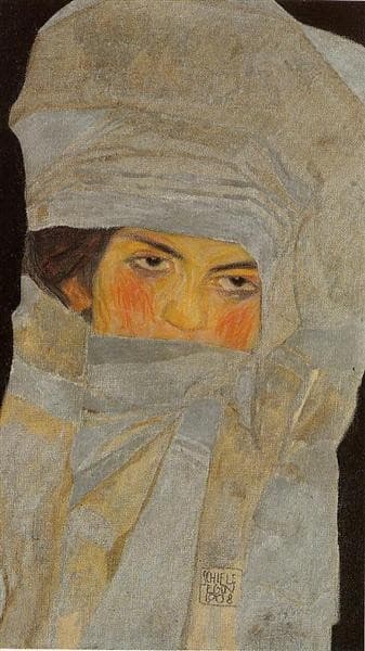 The Artist's Sister, Melanie — Egon Schiele