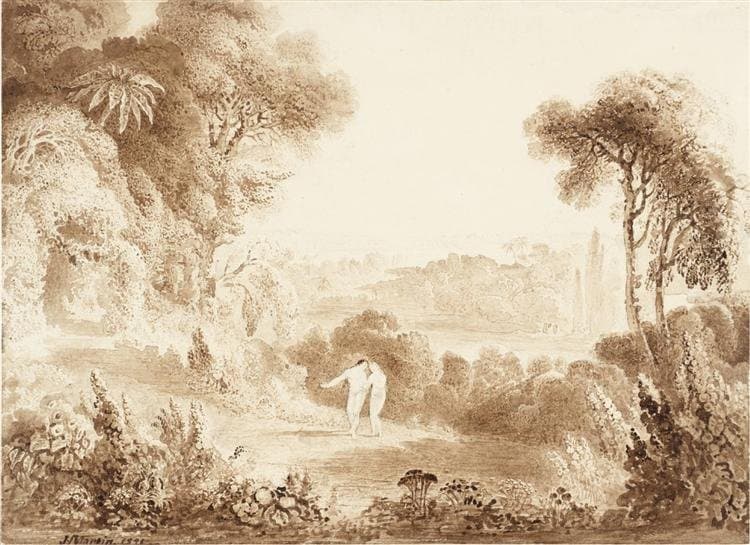 The Garden of Eden — John Martin