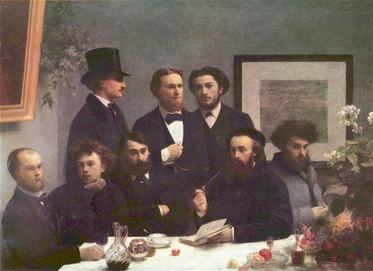 The Corner of the Table — Henri Fantin-Latour