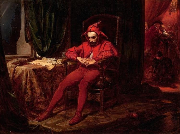 Stańczyk during a Ball at the Court of Queen — Jan Matejko