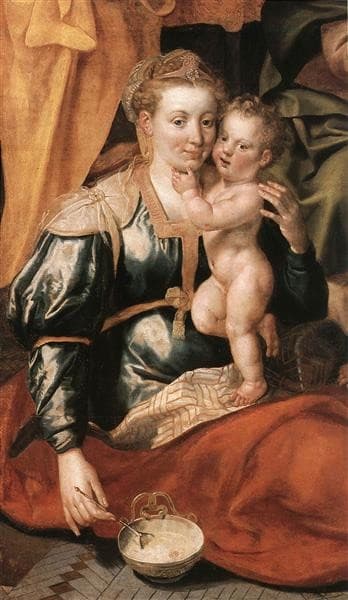 The Family of St Anne — Maerten de Vos