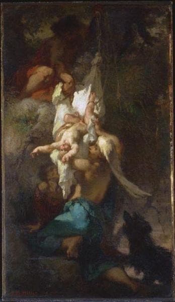 Oedipus Taken Down from the Tree — Jean-François Millet