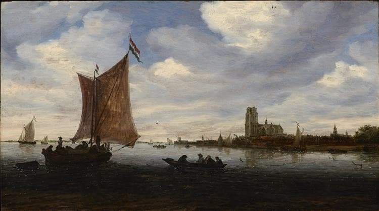 View of Dordrecht — Salomon van Ruysdael