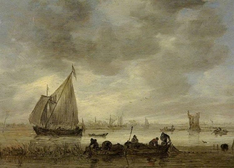 Near Dordrecht — Jan van Goyen