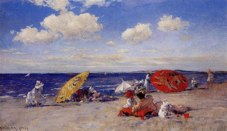 At the seaside — William Merritt Chase