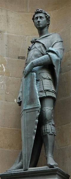 Statue of St. George in Orsanmichele, Florence — Donatello