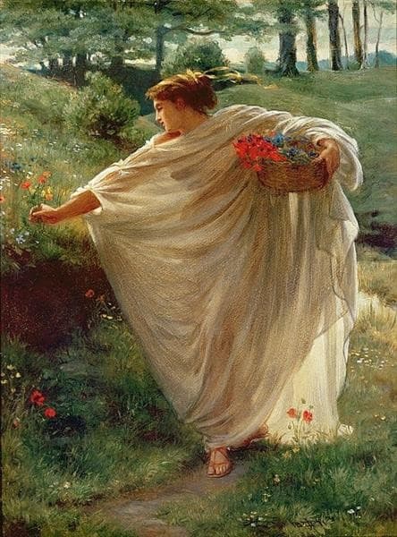 Wild Blossoms — Sir Edward John Poynter