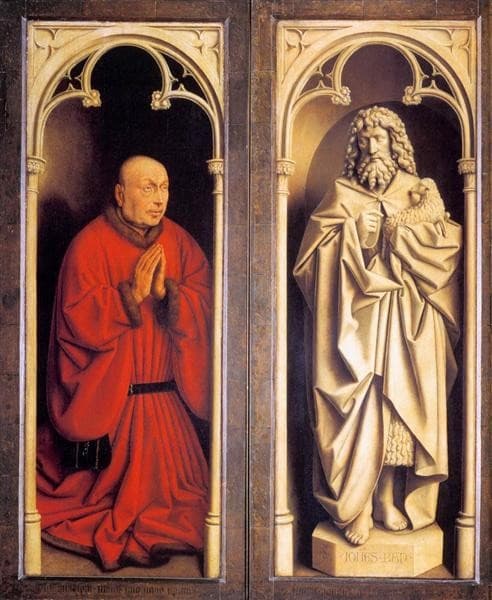 Donor and St. John the Baptist — Jan van Eyck
