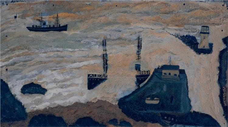 Wreck of the Alba — Alfred Wallis