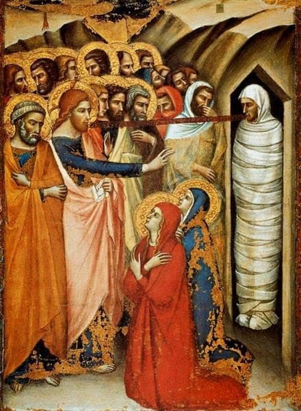 The Raising of Lazarus — Luca di Tommé