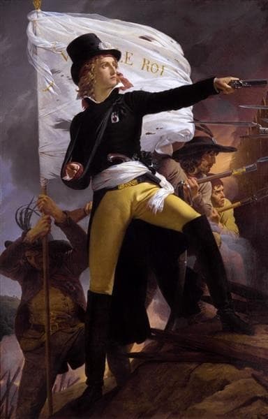 Henri de La Rochejaquelein, Leader of the Revolt in the Vendee — Pierre-Narcisse Guérin