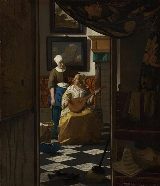 The Love Letter — Johannes Vermeer
