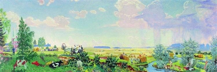 Лето (Поездка в «Терем») — Boris Kustodiev