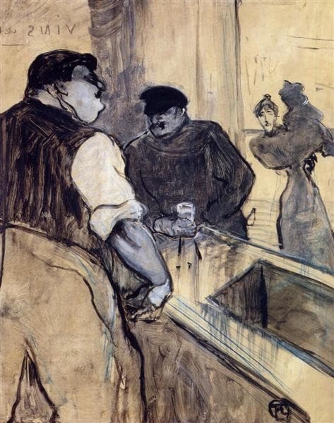 The Bartender — Henri de Toulouse-Lautrec
