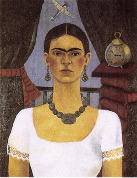 Self Portrait - Time Flies — Frida Kahlo