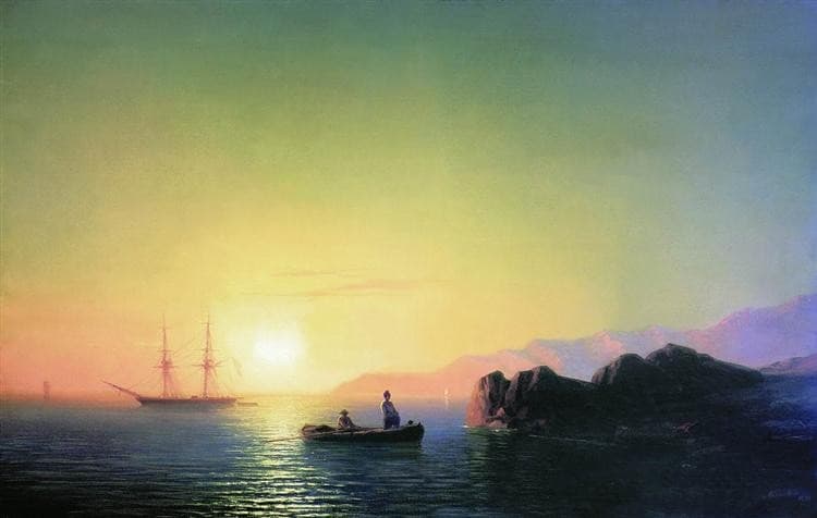 Закат солнца у крымских берегов — Ivan Aivazovsky