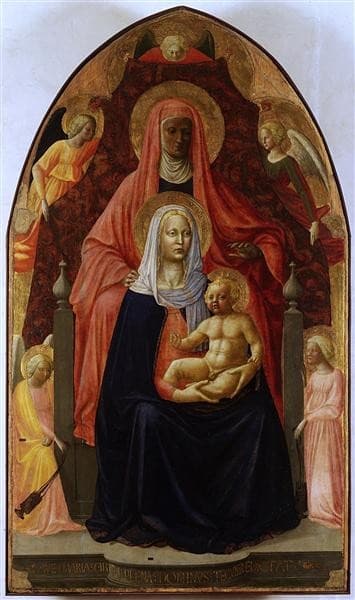 The Madonna and Child with st.Anna. — Masaccio
