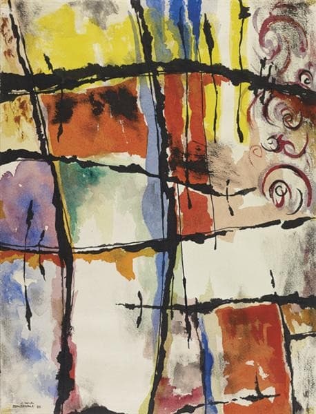From a Riviera Window — Jock Macdonald