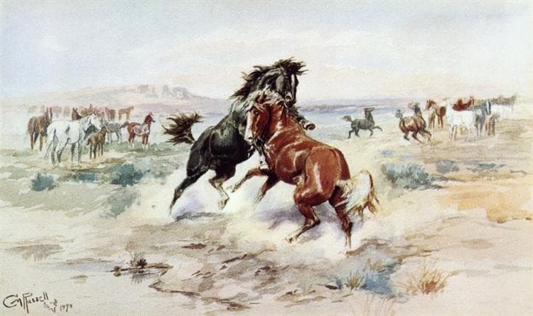 The Challenge, #2 — Charles Marion Russell