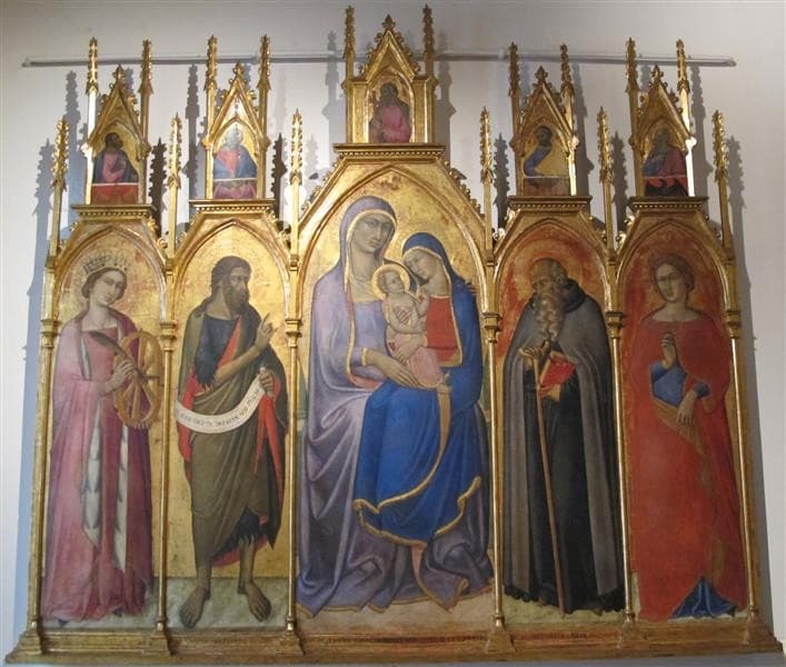 metterza e santi — Luca di Tommé